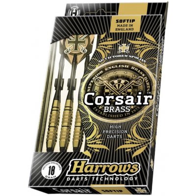 Harrows Soft Corsair 18g Black – Zboží Mobilmania