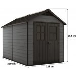 Keter NEWTON 7511 šedý – Zboží Mobilmania