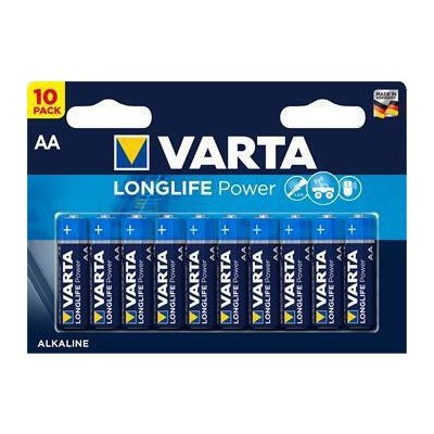 Varta Longlife Power AA 10ks 2441172 – Zbozi.Blesk.cz