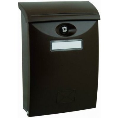 MP kování Poštovní schránka AS Barva: hnědá, Rozměr: 340 x 240 x 90mm, Materiál: plast – Sleviste.cz