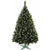 Vánoční stromek Nohel Garden Stromek JEDLE umělý vánoční s bílými konci + stojan 220cm