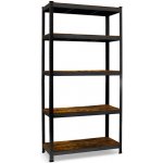 Humberg Regál 180 x 90 x 40 cm černý HR-852 – Zboží Dáma