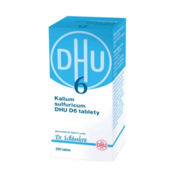 KALIUM SULFURICUM DHU POR D6 TBL NOB 200