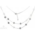 Adanito Zlatý kytičky z bílého zlata BRNH0805S – Hledejceny.cz