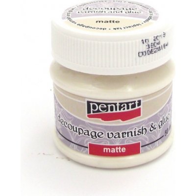 Pentart Lepidlo a lak na decoupage matný 50ml – Sleviste.cz