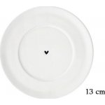 Bastion Collections Malý podšálek Little HEART in black 13 cm RJ-PL-CUP-SM-001-BL – Zboží Mobilmania