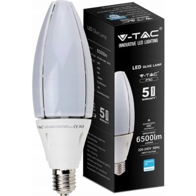 V-tac LED žárovka 60W 4800lm E27 PARKOVÁ žárovka E40