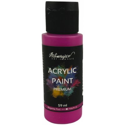 Artmagico akrylové barvy Premium 59 ml Magenta – Zboží Mobilmania