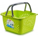 Košík VENTO 2 držadla 40x40x23cm PH BĂŤ,LIM,TYRK – Sleviste.cz