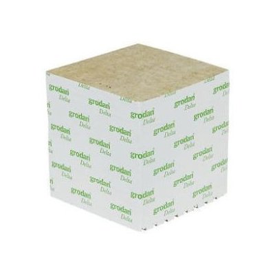 Grodan pěstební kostka bez díry 100 x 100 x 65 mm 1 ks – Hledejceny.cz