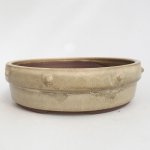 E-bonsai keramická bonsai miska 18,5 x 18,5 x 5,5 cm zelená – Zboží Dáma