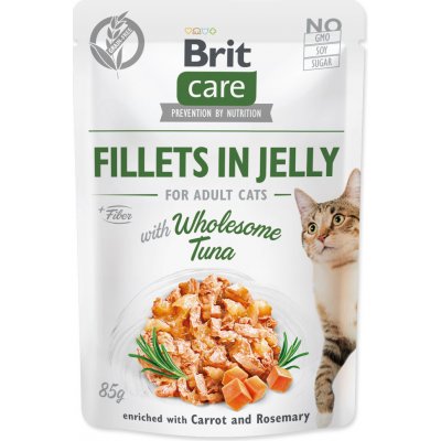 Brit Care Cat Pouch Wholesome Tuna in Jelly 85 g – Zboží Mobilmania