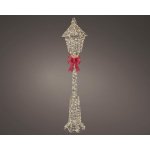 KAEMINGK Vánoční dekorace lucerna s LED osvětlením zlatá/teplá bílá, 30x30x150cm – Hledejceny.cz
