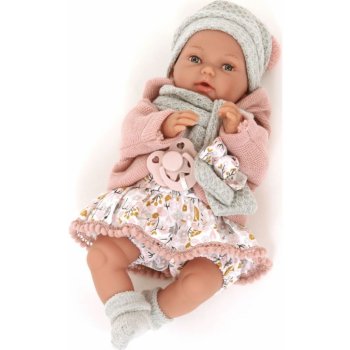 Antonio Juan 17194 PEKE realistická miminko se speciální pohybovou funkcí a měkkým látkovým tělem 29 cm