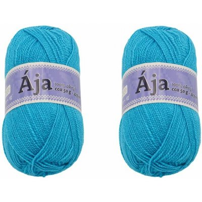 SET 2ks - Příze ÁJA Modrá BX13169 - 50g / 217 m – Zboží Mobilmania
