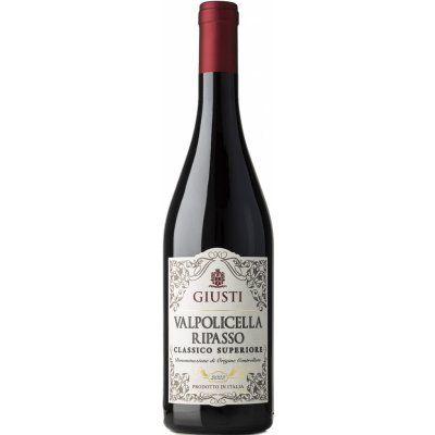 Giusti Valpolicella Ripasso Classico Superiore 14% 0,75 l (holá láhev) – Hledejceny.cz