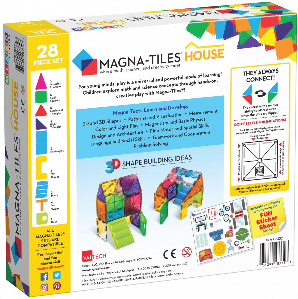 Magna-Tiles 28 House