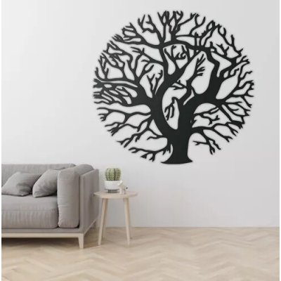 Dekorace strom života na zeď - KRUH RODINY - 30x30 cm – Zboží Dáma