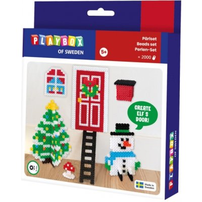 Playbox Zažehlovací korálky-2000 ks, vánoční sada – Zboží Dáma
