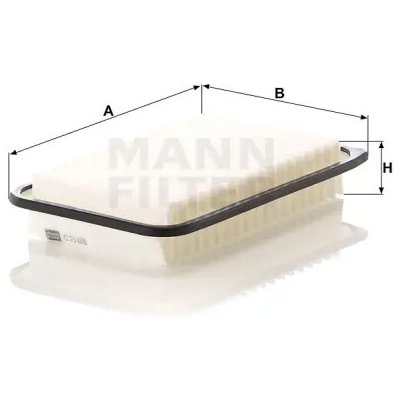 MANN FILTER Vzduchový filtr C 25 006 – Hledejceny.cz