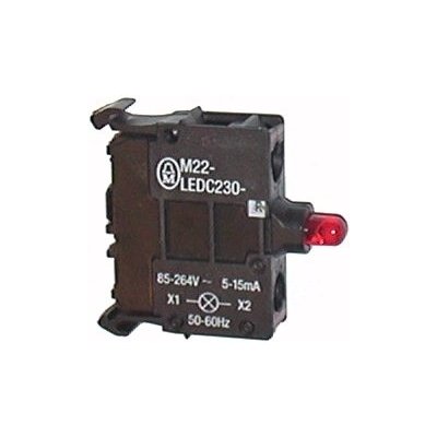 M22-LEDC230-R 230V kontrolka (červená) EATON