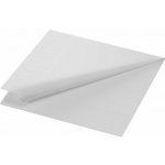Duni papírový ubrousek bílý 33 cm x 33 cm 20 ks - bílé třívrstvé ubrousky na slavnostní svatební tabuli – Zboží Dáma