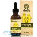 Ekolife Natura Lipozomální Vitamín K2+D3 60 ml – Zboží Mobilmania