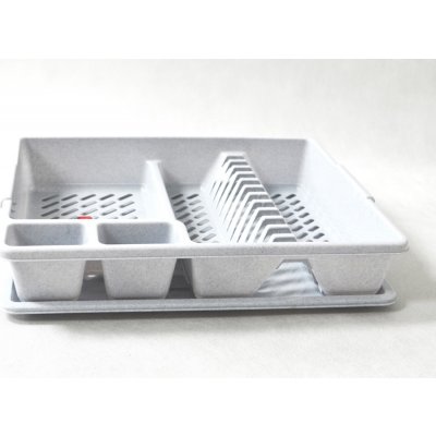 Curver Odkapávač s podnosem L - šedá – Zboží Dáma