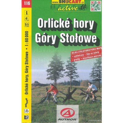 M CYKLOMAPA 116 ORLICKÉ HORY GÓRY STOLOWE 1:60 000