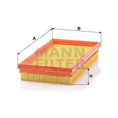 MANN FILTER Vzduchový filtr C 2658 – Hledejceny.cz