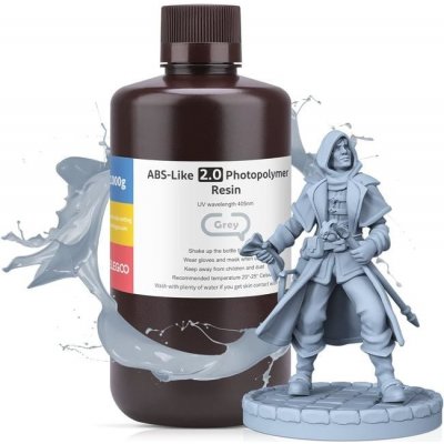 ELEGOO ABS-like Resin V2.0 1KG Grey 50.103.0060 – Zboží Živě