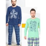 Bicykle pyžamo dlouhé tmavě modrá – Sleviste.cz