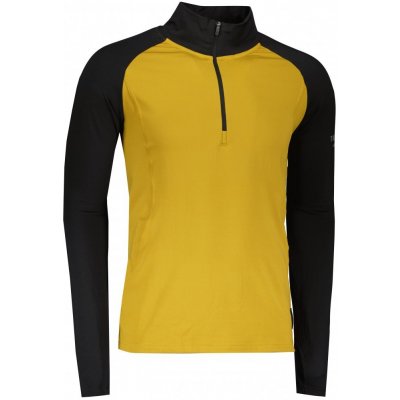 SENSOR COOLMAX THERMO mikina zip mustard/černá