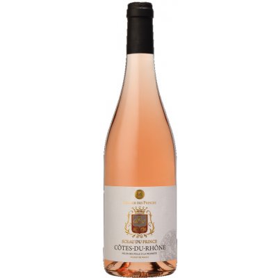 Cellier des Princes Cotes du Rhone AOP Sceau du Prince, suché růžové, 14%, 0,75 l (holá láhev) – Hledejceny.cz