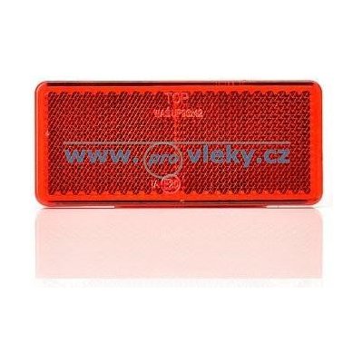 WAS Odrazka UP 96x42mm červená samolepící | Zboží Auto