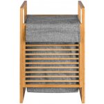 LIVARNO Koš na prádlo / Koupelnový rohový regál (koš na prádlo) – Sleviste.cz