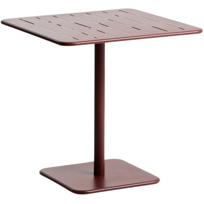 Kave Home Brai 70 x 70 cm Červený kovový zahradní stůl – Hledejceny.cz