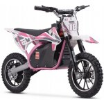 Mamido Elektrická motorka Cross Trail King 800W 36V růžová – Zboží Dáma