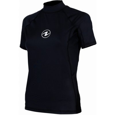 Dámské Aqua Lung RASHGUARD SLIM FIT SS černá – Zboží Mobilmania