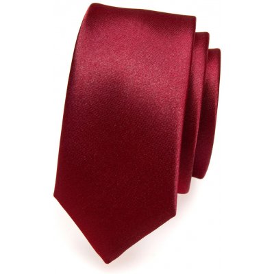 Avantgard kravata Lux Slim 571 9022 Bordó – Zboží Mobilmania