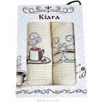 Praktik Kiara Cappuccino 50x70 cm 2 ks krémová – Zboží Dáma