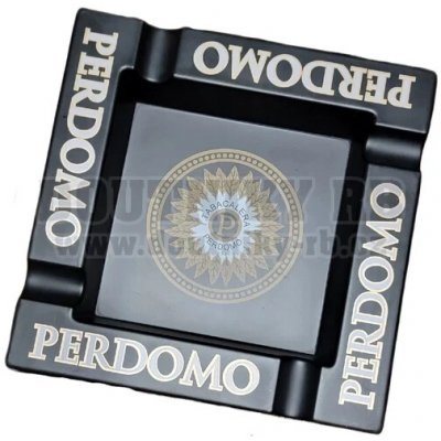 Perdomo Doutníkový popelník Melamine černý – Zboží Mobilmania