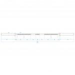 HMS Olympijská osa GO700 2200/50 mm – Zboží Dáma