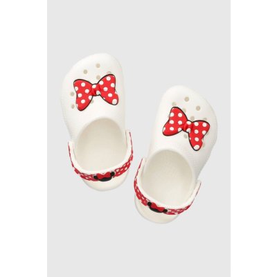 Crocs CLASSIC DISNEY MINNIE MOUSE Dětské pantofle bílá – Hledejceny.cz