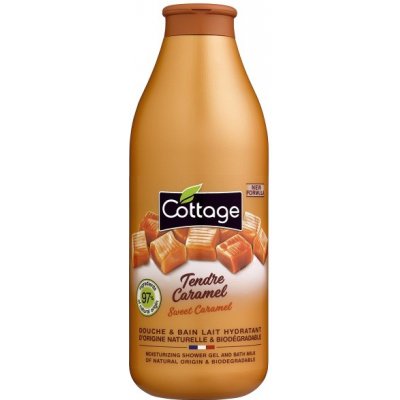 Cottage Moisturizing Shower Milk Sweet Caramel sprchové mléko 97% přírodní 750 ml – Hledejceny.cz