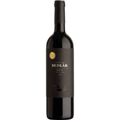 Sedlák Merlot výběr z hroznů Suché červené 2023 13,5% 0,75 l (holá láhev) – Hledejceny.cz