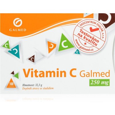 Galmed Vitamin C 250 mg 100 tablet – Zboží Mobilmania