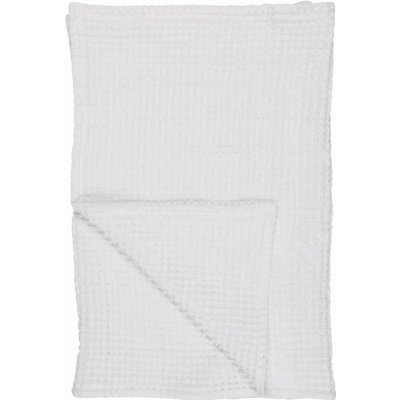 IB LAURSEN Bavlněný ručník Liseleje Waffle White 50 x 100 cm, bílá barva, textil – Zbozi.Blesk.cz