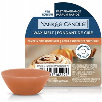 Yankee Candle Pumkin Cinnamon Swirl vonný vosk do aromalampy 22 g – Zboží Dáma