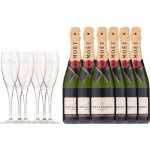 Moët & Chandon Impérial Brut 6 x 12% 0,75 l (set) – Zboží Dáma
